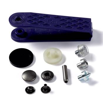 Preview: Prym Nähfrei-Druckknopf Anorak, 15mm, alteisen 390310